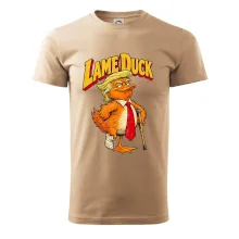 Trump jako kulhající kachna retro komiks