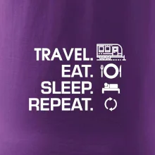 Eat sleep travel - Veľký príves