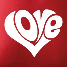 Love nápis jednoduchý