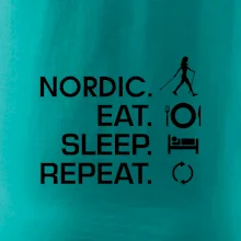 Nordic walking eat sleep