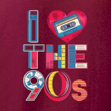 Aj love 90s - srdce a kazeta