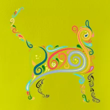 Mačka farebné krivky