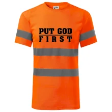 Put God first hrubý nápis Put God first hrubý nápis