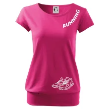 Running nápis šikmo