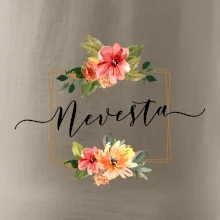 Nevesta štvorec oranžový