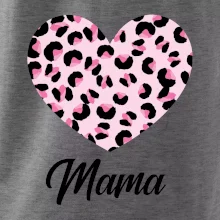 Srdce růžové - mama (Pecka Design)