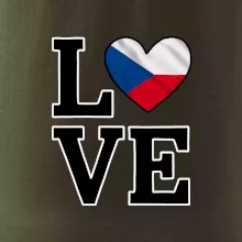 Love Česká vlajka