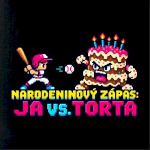 Narodeninový zápas ja proti torte