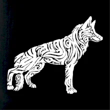 Nemecký ovčiak - tattoo