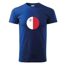 Vlajka Malta okrúhla veľká