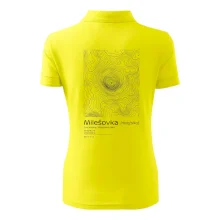 Milešovka - vrstevnice v obdĺžniku