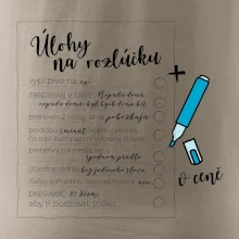 Tričko na rozlúčku s úlohami pre ženícha - lineárne