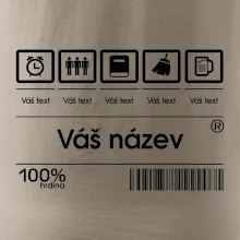 Čárový kód - Vlastní text