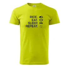 Ride Eat Sleep Repeat moto skúter Ride Eat Sleep Repeat moto skúter