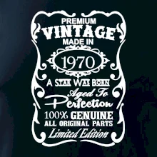 Vintage Etiketa - 1970