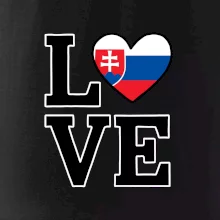 Love Slovenská vlajka Love Slovenská vlajka