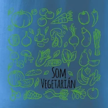 Som vegetarián - zelenina vo štvorci