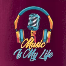 Music is my life slúchadlá