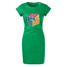 Rubikova kocka kreslená