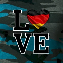 Love Nemecká vlajka