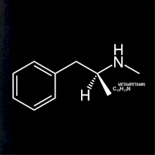 Molekulárna štruktúra pervitín Molekulárna štruktúra pervitín