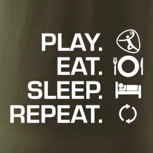 Play Eat Sleep Repeat hádzaná