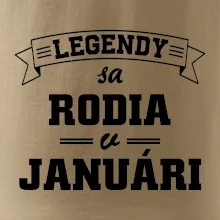 Legendy sa rodia v januári