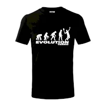 Evolúcia tenis chlapec