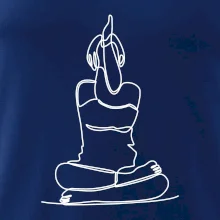 Jóga v sede jedným ťahom