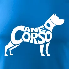 Cane corso nápis v tele