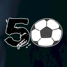 Futbal okrúhle narodeniny 50