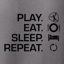 Play Eat Sleep Repeat hádzaná