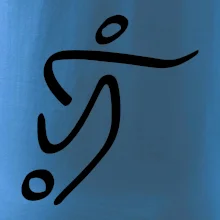 Fotbalista silueta Fotbalista silueta