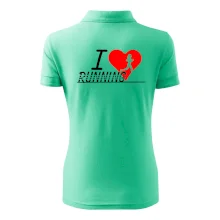 I love running dievča