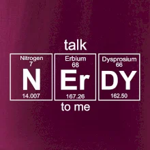 Talk nerdy - periodická tabuľka