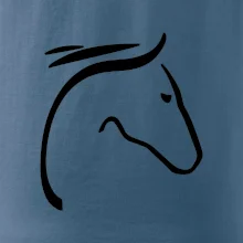 Kôň - hlava silueta Kôň - hlava silueta