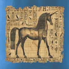 Egyptské hieroglyfy jednorožec
