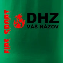 DHZ (oheň, firesport, názov sboru - vlastný nápis)