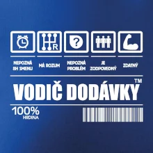 Čiarový kód - Vodič dodávky Čiarový kód - Vodič dodávky