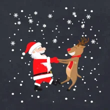 Tancujúci Santa a sob Tancujúci Santa a sob