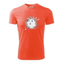Florbal lopta v triku Florbal lopta v triku