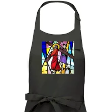 Vitráž - Ježiš a kríž