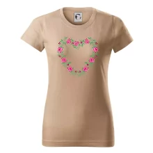 Červené tulipánové srdiečko (Pecka design)