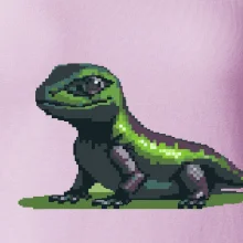 Leguán pixel