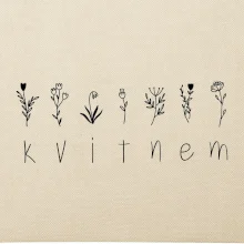 Kvitnem - Nápis s kvetinami