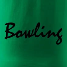 Bowling nápis písacie Bowling nápis písacie