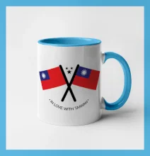 In love with Taiwan - vlajky