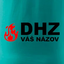 DHZ (oheň, názov sboru - vlastný nápis)