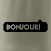 Nápis Bonjour Nápis Bonjour
