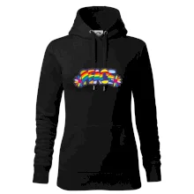 Peace nápis dúhový